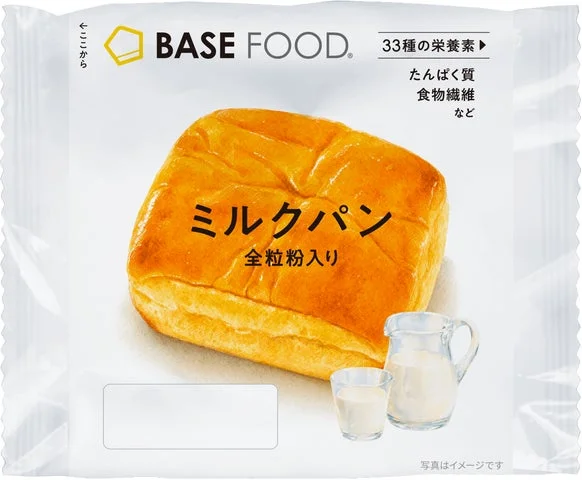 ミルクパンのパッケージ表面