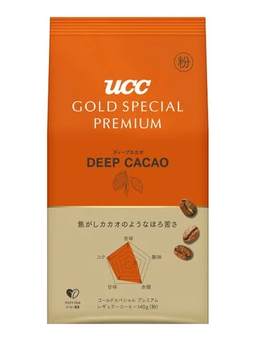 UCC GOLD SPECIAL PREMIUM DEEP CACAO 粉のパッケージ