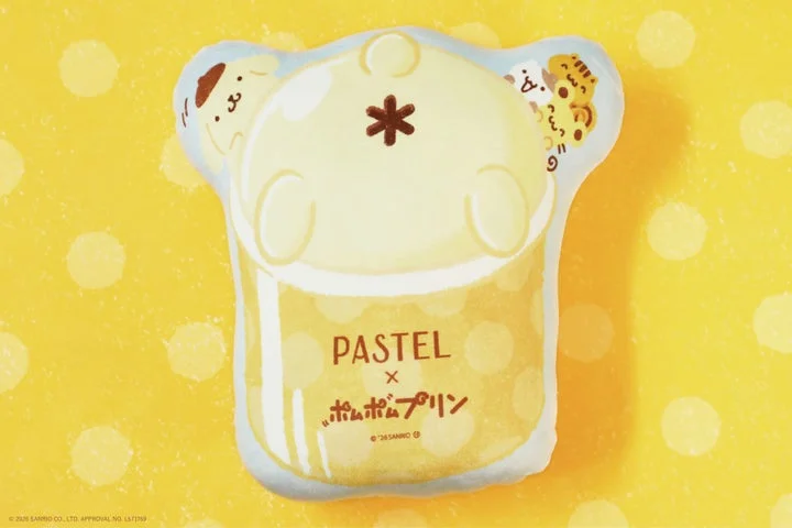 ポムポムプリンのクッションの裏面デザイン