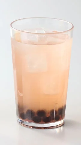 タピオカ白桃ドリンク