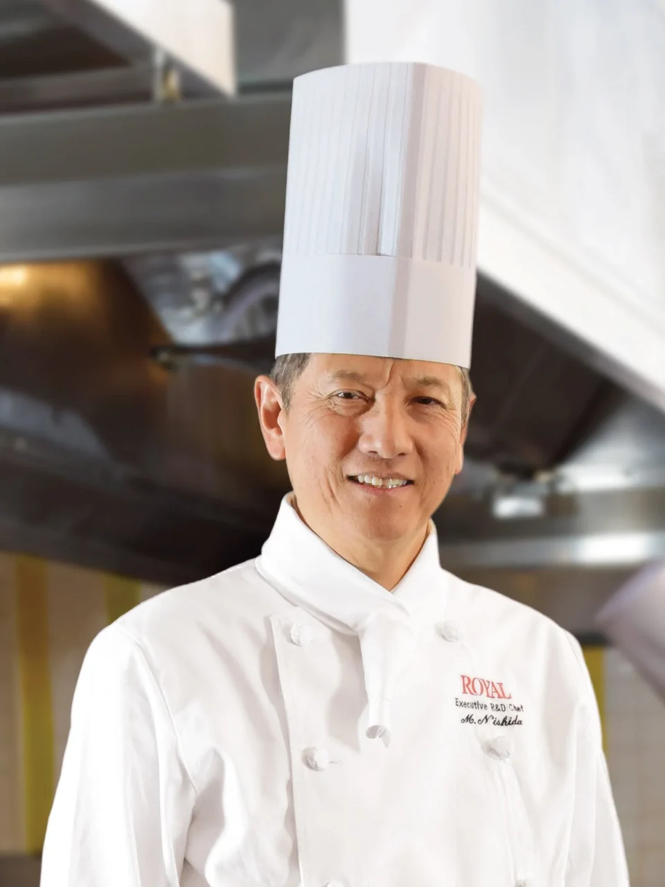 ロイヤル株式会社首席料理長・西田光洋のポートレート
