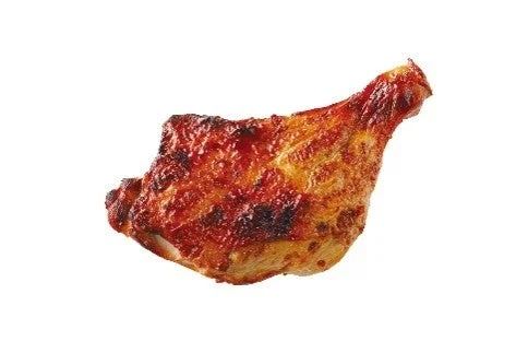 ローストチキンレッグ ハーブソルト味の焼き上がったチキンレッグ