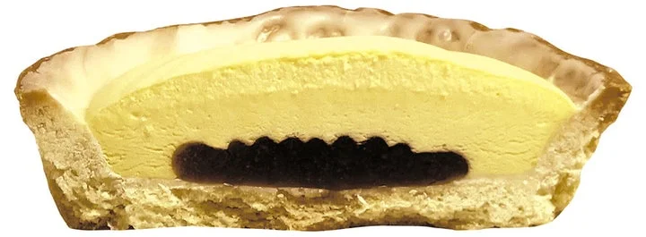 ポムポムプリンタルトの断面図