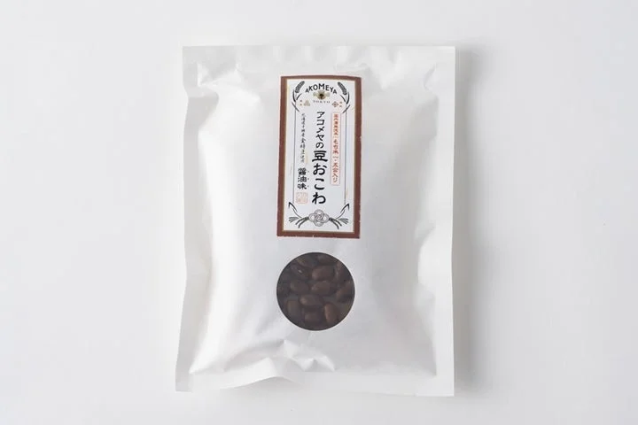 アコメヤの豆おこわ しょうゆのパッケージ。