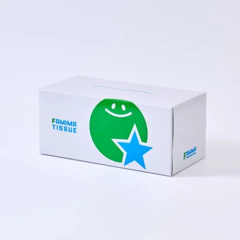 FAMIMAロゴが入ったBOXティッシュ