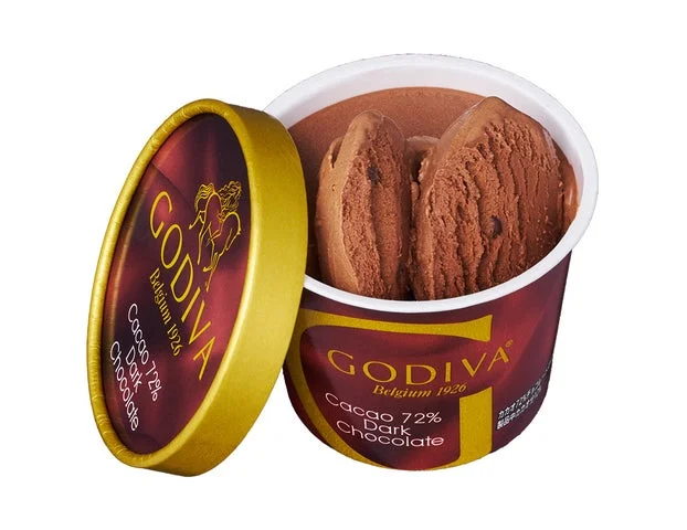 ゴディバのカカオ72%ダークチョコレートアイス