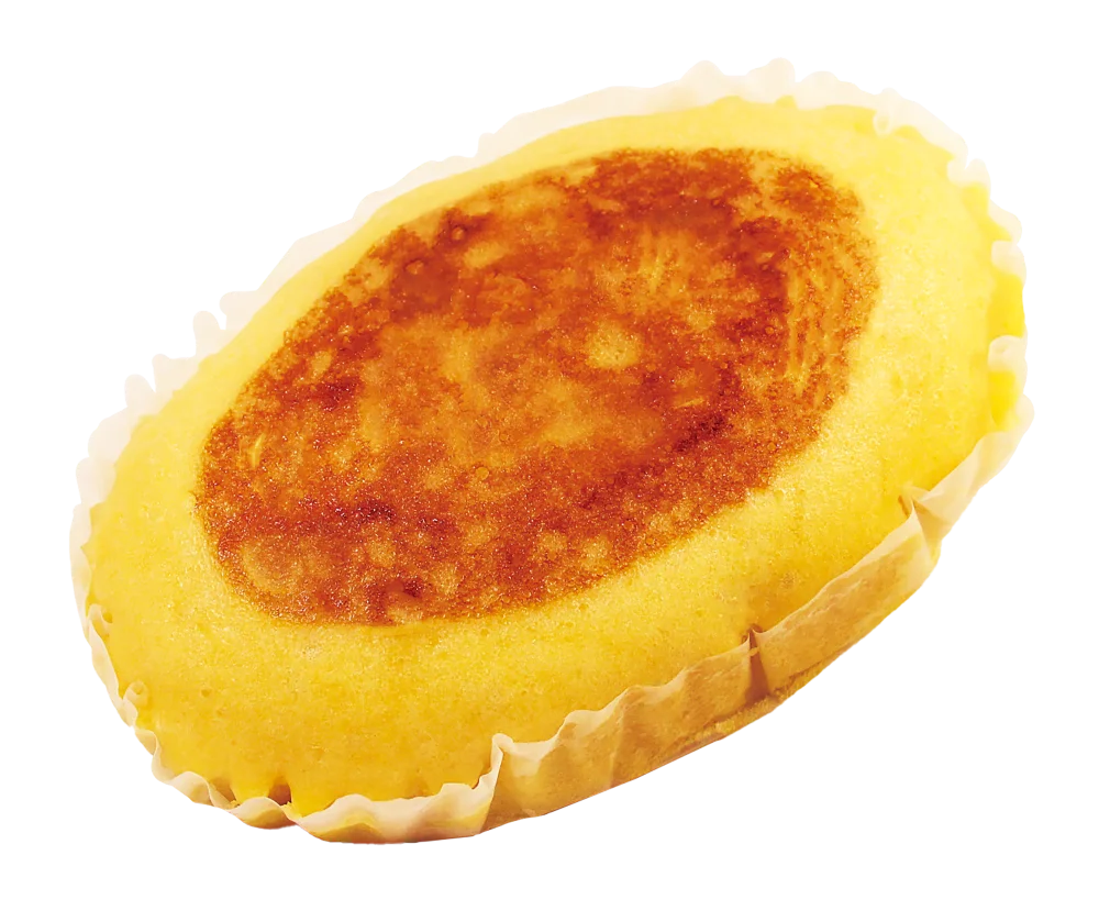 濃密スイートポテト蒸しの焼き色がついた表面