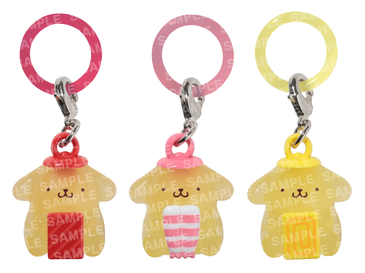 ポムポムプリン コラボミニチャーム 第1弾 全3種