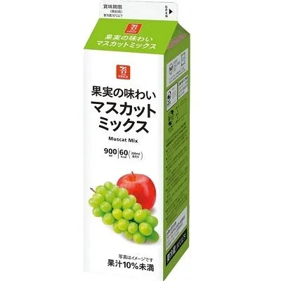 セブン・ザ・プライス マスカットミックス 900mlのパッケージ