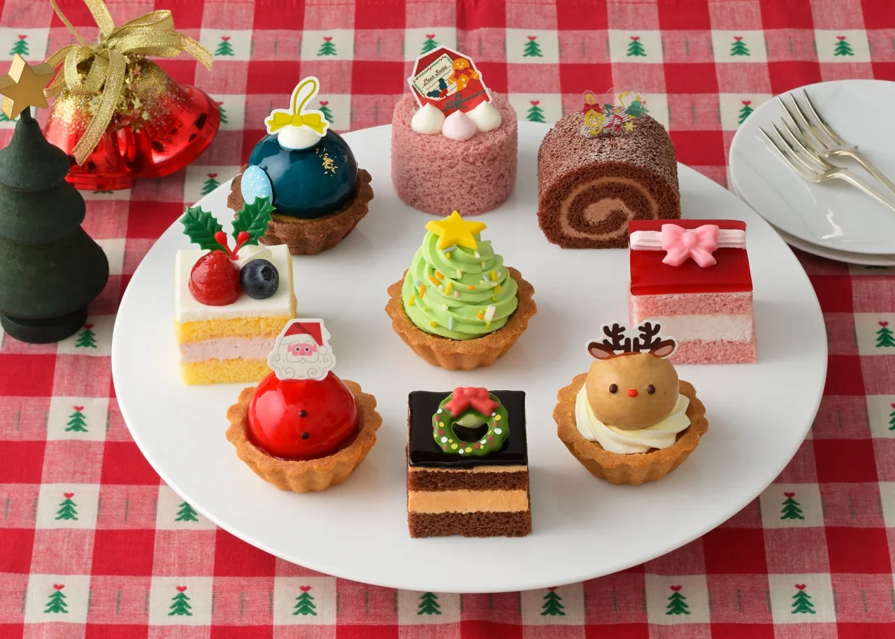 サンタさんと森の仲間たちのプチケーキアソート