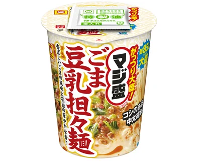 マルちゃん マジ盛 ごま豆乳担々麺のカップ麺パッケージ