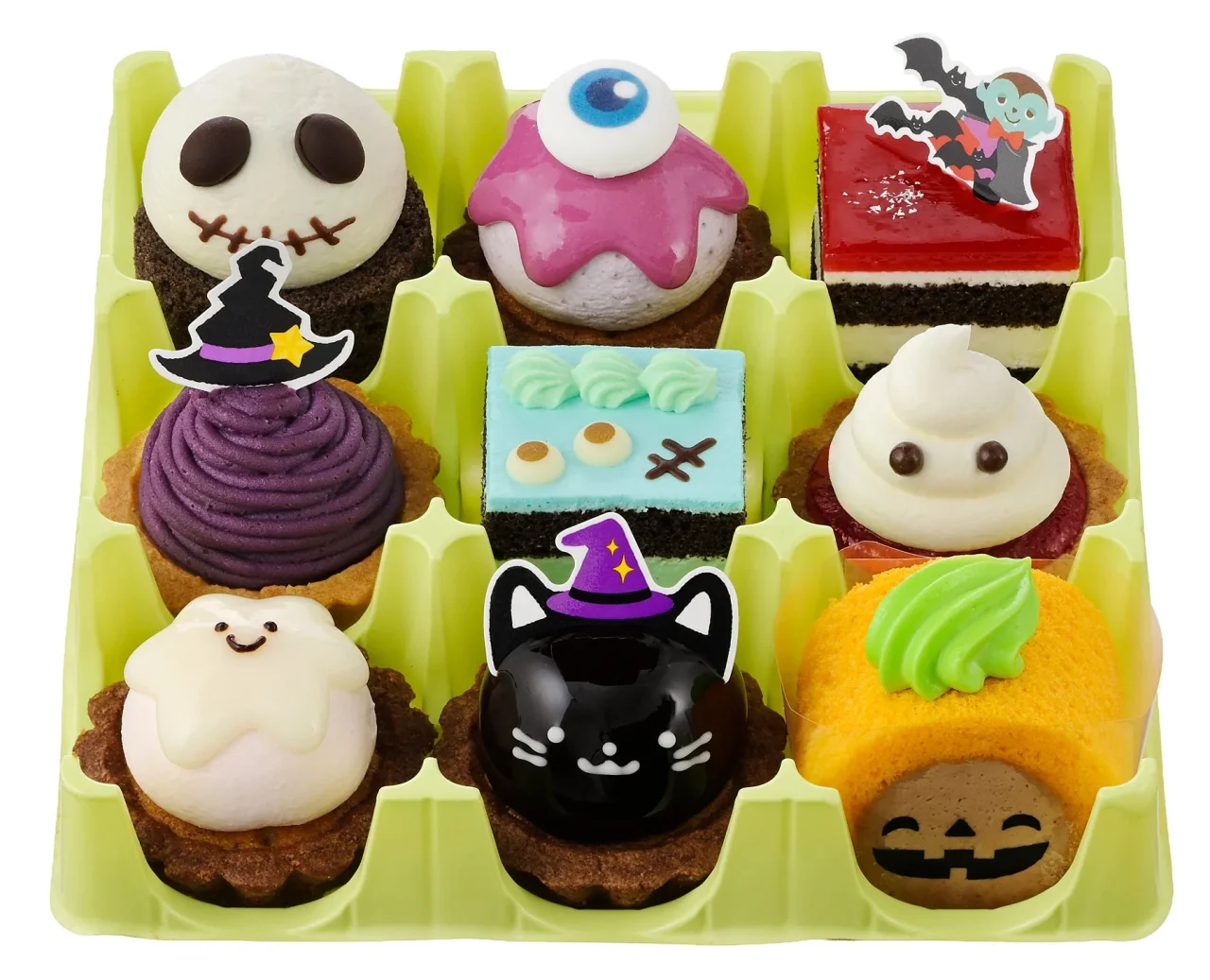 <JOYJOY>ハロウィンパーティー(9個入)の9種のプチケーキ