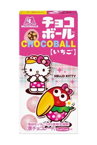 チョコボール<いちご> ハローキティとキョロちゃんのコラボパッケージ