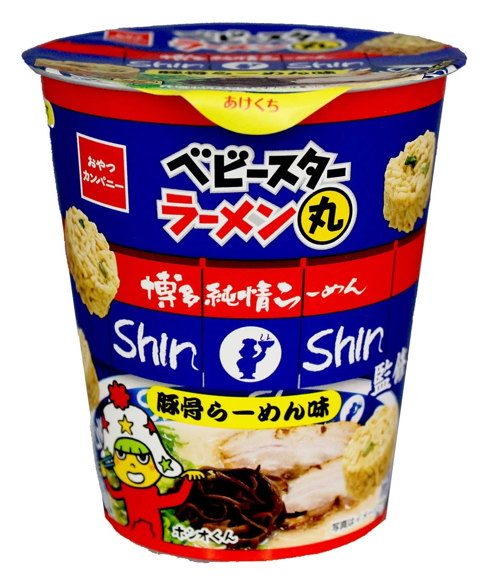 ベビースターラーメン丸 博多純情らーめん Shin-Shin監修 豚骨らーめん味のカップ