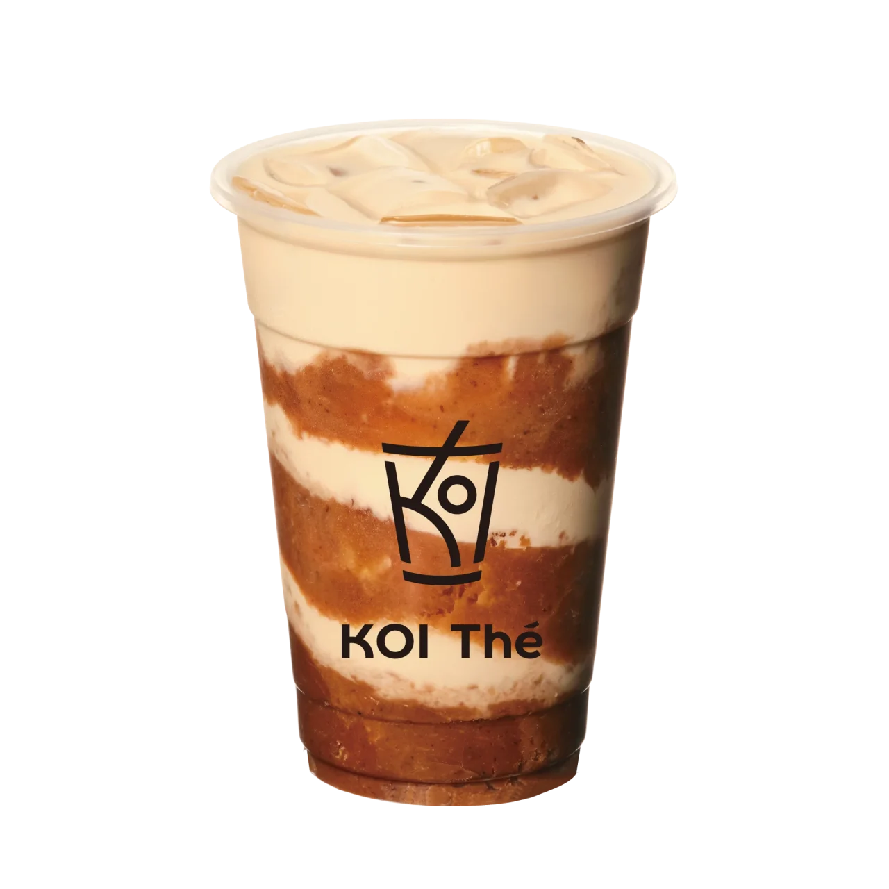 KOI Théのビスケットマロンミルクティー(アイス)のカップ