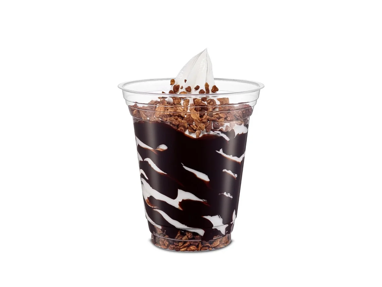キングフュージョン ~made with KITKAT® ~の透明カップ入りサンデー