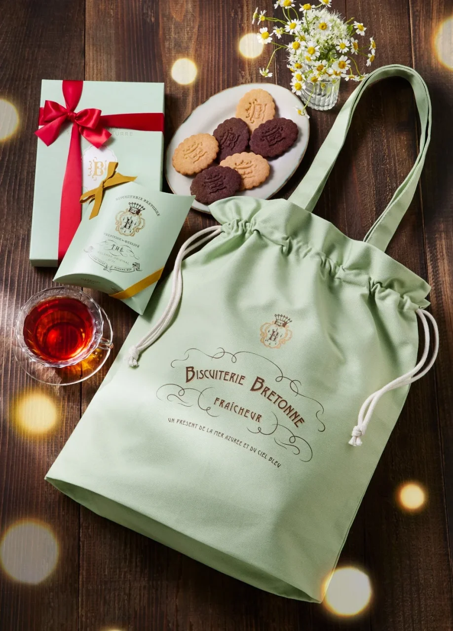 オリジナルバッグセット～サブレと紅茶～のバッグ、サブレ、紅茶